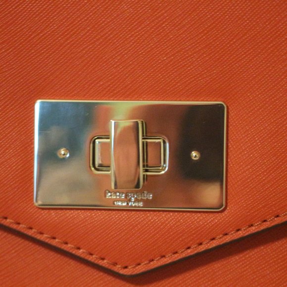 Kate Spade Orange Shopper Tote Bag - Picture 5 of 8